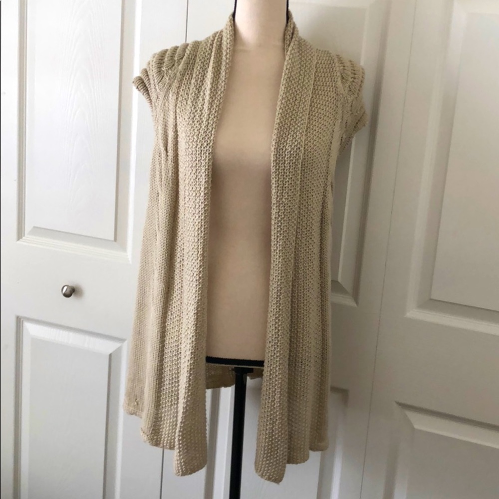 INC Womens Sleeveless Knitted Cardigan Medium